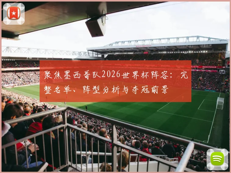 聚焦墨西哥队2026世界杯阵容:完整名单、阵型分析与夺冠前景